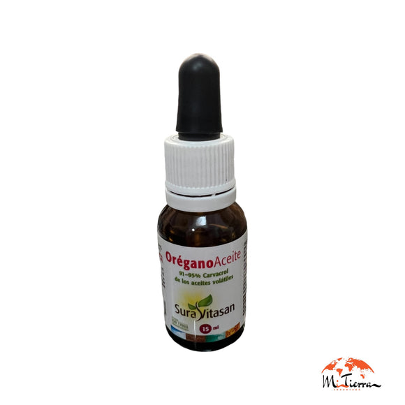 Aceite de orégano en gotas 15 ml  Suravitasan