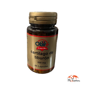 Cartílago de tiburón 500 mg 60 cap Obire