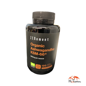 Ashwagandha KSM-66 orgánico 120 cap Zenement