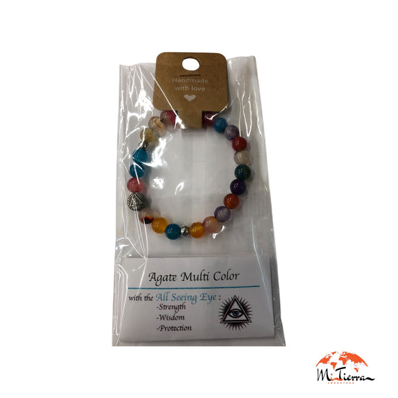 Pulsera Agate Multi Color