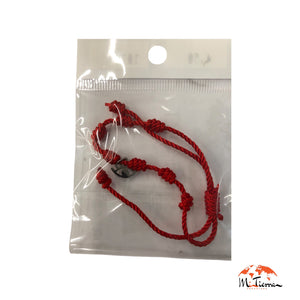 Pulsera 7 nudos roja con ojo