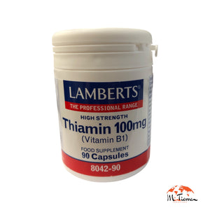 Thiamin 100mg (Vitamina B1) 90 cap LAMBERTS