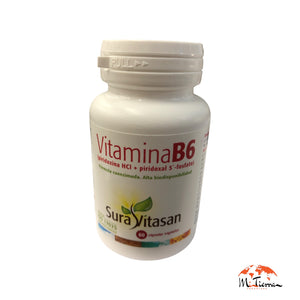 Vitamina B6 60 cápsulas veg Suravitasan