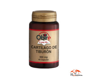 Cartílago de tiburón  500mg 60 cápsulas Obire