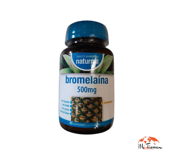 Bromelaína 500mg 45 comp Naturmil