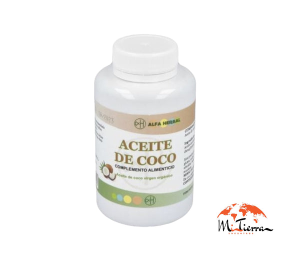 Aceite de coco 120 cápsulas Alfa Herbal