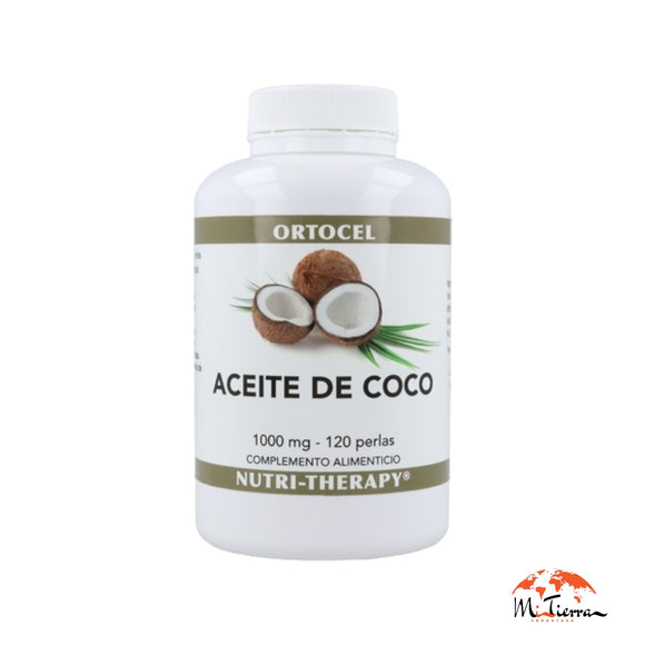 Aceite de coco 1000mg 120 perlas Ortocel