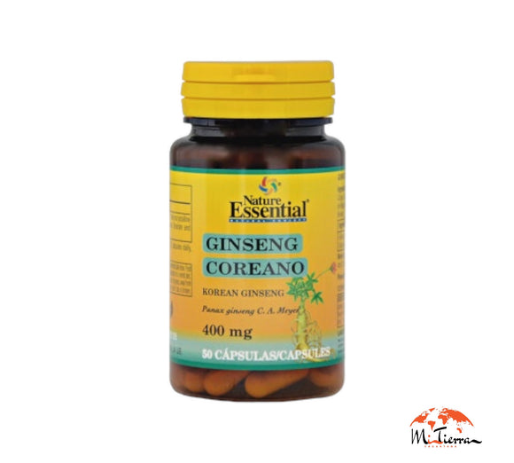 Ginseng Coreano  400mg 50 cápsulas  Nature Essencial