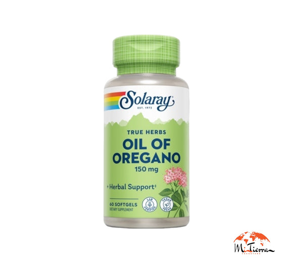 Aceite de orégano 150 mg 60 perlas  Solaray