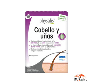 Cabello y uñas 45 comprimidos Physalis