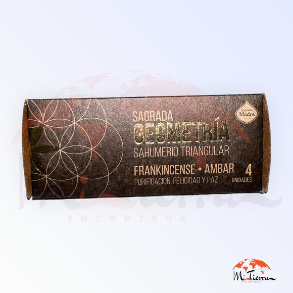 Sahumerio Triangular Frankincense+Ámbar Sagrada Madre