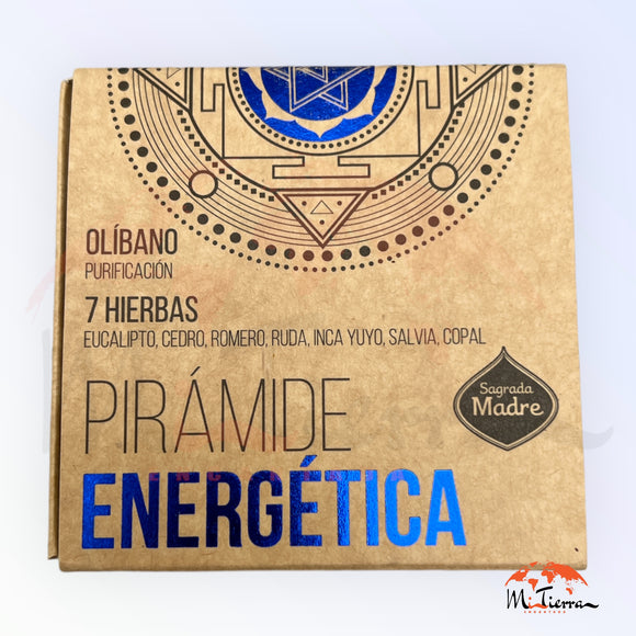 Sagrada Madre Pirámide energética de 7 hierbas olíbano. - Terra Vita Shop