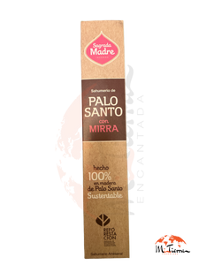 Sahumerio Sagrada Madre Palo Santo con Mirra